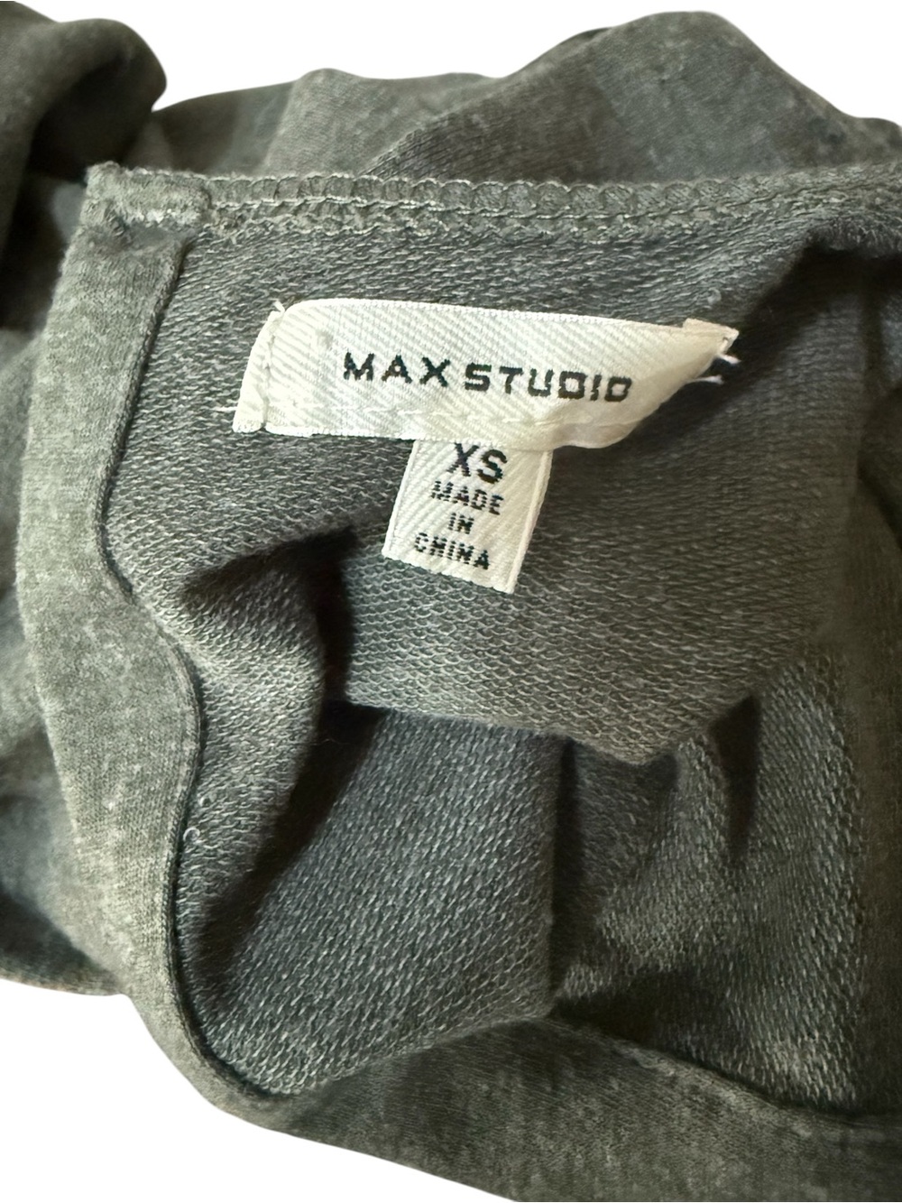 Max Studio Women’s Olive Grey Sleeveless Wide Leg Jumpsuit! S/M - Picture 6 of 7